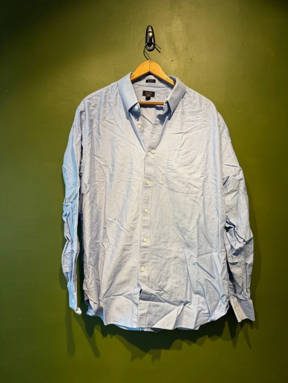 J. Crew Ludlow Classic Light Blue Men's Button-Down Dress Shirt